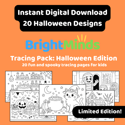 BrightMinds™ Tracing Pack: Halloween Edition