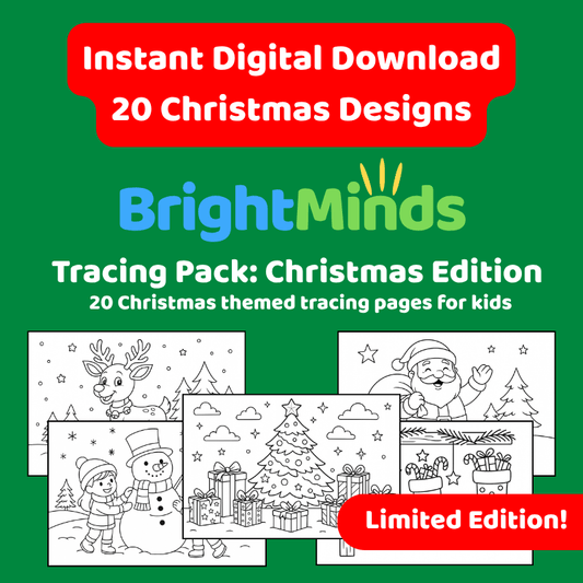 BrightMinds™ Tracing Pack: Christmas Edition